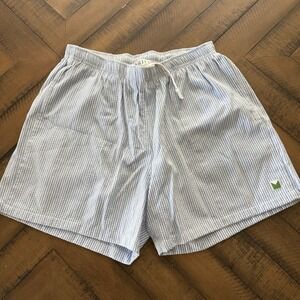 MAGILL Huckberry Jeffrey Seersucker Shorts Hybrid Swim Trunks L Small Batch